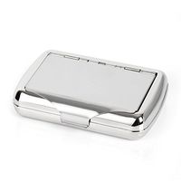 Metal Cigarette Tobacco Case Box with Cigarette Paper Holder (Type 2)
