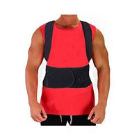 Back Brace Support Belt for Men and Women - Adjustable Lumbar Lower Back Support - Helps Relieve Lower Back Pain and Stress (L)