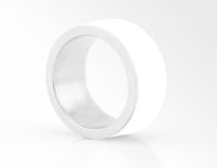LYCOS Life Smart NFC Ring, White Size 6