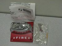 System Sensor Spectralert Horn/Strobe (RED). 15cd, 24V, wall mount, UL , FM, CSFM, MEA