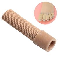 Fascigirl Toe Tube Cuttable Silicone Toe Protector Toe Cushion Tube for Corns Blister