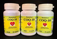 CoQ-10 Q-10 coq10 CO Q10 co-Enzyme 600mg - Various Sizes. Made in USA (CoQ-10 Q-10 coq10 CO Q10 co-Enzyme 600mg - 180 (60 x 3) Capsules. Made in USA)
