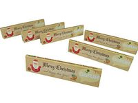 Merry Christmas GoFun Kingsize Hemp Rolling Papers (Pack of 6)
