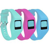QGHXO Buckle Bracelet for Fitbit Zip, Replacement Silicone Band with Chrome Watch Clasp and Fastener Buckle for Fitbit Zip
