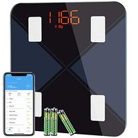 Digital Scale Bluetooth Body Fat Scale Mpow Weight Bathroom Scale BMI Smart Scale, 13 Physical Body Data Precision Body Composition Analyzer -Weight,BMI,Muscle etc by APP for Fitness Tracking