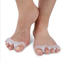 Healifty 2 Pair Toe Separators Stretcher for Hammer Toes Bunion Corrector for Bunions Overlapping Toes and Toe Drift