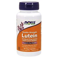 NOW Supplements, Lutein 20 mg with 20 mg of Free Lutein from Lutein Esters, 90 Veg Capsules