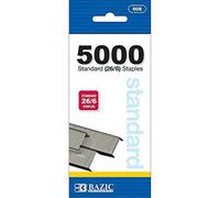 BAZIC - Standard (26/6) Staples, (5000 Count), (2 pack)