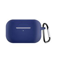 Shan-S Compatible for AirPods Pro Case, Shockproof Protective Premium Soft Silicone Cover Chargeable Headphone Case Skin with Anti-Lost Carabiner for AirPods Pro 2019 Wireless Charging Case