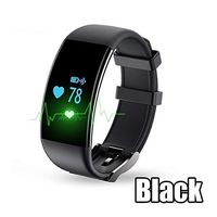 DFit D21 Smartband Heart Rate Monitor Waterproof Swim Smart Band Bracelet Health Fitness Tracker for Android and iOS (Black)