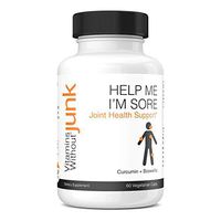Vitamins Without Junk Help Me I'm Sore | Curcumin + Boswellia | Joint Health Support | 500 MG 60 Vegetarian Delayed Release Capsule