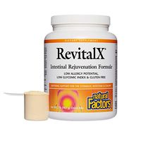 Natural Factors, RevitalX Intestinal Rejuvenation Formula, Soothing Digestive Aid Drink Mix for a Healthy Stomach and Colon, Gluten Free, 2 lbs (28 servings)