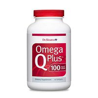 Dr. Sinatra’s Omega Q Plus 100 – Omega-3 Supplement Delivers Everyday Heart Health Support with 100 mg of CoQ10 for Healthy Blood Flow, Blood Pressure, and Provides Antioxidant Power (60 softgels)