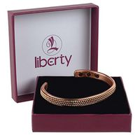 Beaded 6 Magnet Copper Health Liberty Bracelet