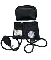 LINE2design Thigh Blood Pressure - Deluxe Aneroid Sphygmomanometer Cuff and Carrying Case Black