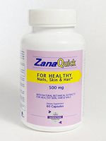 Zanaquick Strong Nail Capsules Nail Fungal Treatment Stronger Nails 500 mg, Nail Fungus Treatments