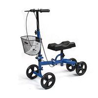 Healthport Knee Walker | Steerable Knees Scooter for Foot Injuries | Folding, Dual Breaks, Parking Mechanism | Increased Turning Radius for Indoor and Outdoor |