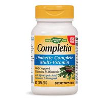 Nature's Way Completia Diabetic Multivitamin (iron-free), 60 Tablets (Packaging May Vary)