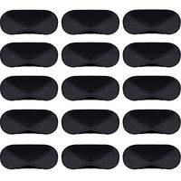 50 Pieces Eye Cover Sleep Mask Blindfold Eye Mask Blindfold Sleeping Masks for Games Party Travel with Nose Pad and Adjustable Strap (Black)