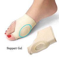 Makeouq Toe Support 4Pcs Bunion Concealer Nylon Elastic Pillow Hallux Valgus Finger Protector Orthopedic Separator Supplies