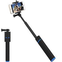 Sabrent Bluetooth Selfie Stick with Built-in 5200mAh Battery Charger (GR-SSTK)