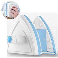 ZHZX Five-Gear Adjustable Magnetic Force Double-Sided Magnetic Glass Wiper Cleaner, Magnetic Window Cleaner Wiper, Anti-Pinch Design, for Double Glazed Windows