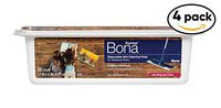 Bona Hardwood Floor Disposable Wet Cleaning Pads, 12 Count (4 Pack (12 Count))