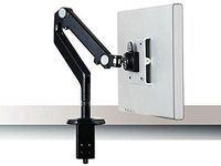 Humanscale M2CB1S M2 Table Mount with Swivel Arm (Maximum Load Capacity 9 kg, Height Adjustment Range: 254 mm, Range of Arm: 508 mm VESA MIS-D) Black