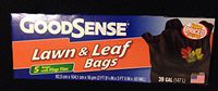 Goodsense Lawn & Leaf Trash Bags 5-ct. with Flap Ties