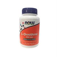 NOW Supplements, L-Ornithine (L-Ornithine Hydrochloride) 500 mg, Amino Acid, 120 Veg Capsules