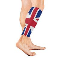 SLHFPX Leg Sleeve Retro Union Jack Compression Socks Support Non Slip Calf Sleeves - Improve Circulation for Shin Splint, Calf Pain Recovery, Running, Cycling, Travel, Sports 1 Pair