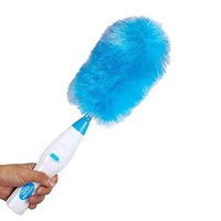 JEOBEST Electric Feather Duster - Electric Dust Remover - Electric Duster Cleaner - Electric Spin Duster 360 Degrees Rotatable Dusting Brush Feather Duster Cleaning Brush (Not Included Battery) AM