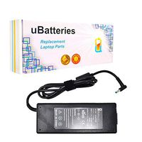 UBatteries Compatible 19.5V 120W AC Adapter Charger Replacement for HP TouchSmart OMEN Envy 15 17 Series Fits HP Spare Part# HSTNN-CA25 HSTNN-LA25 HSTNN-DA25