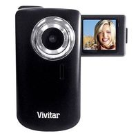 Vivitar Itwist Dvr610 Digital Camcorder (COLOR BLACK) with 2viewscreen (1.8" Screen, Flip Screen, 2x Digital Zoom, Watch Videos on Tv)