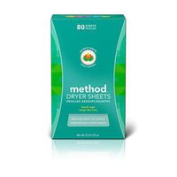 Method Dryer Sheets, Beach Sage, 80 Sheets