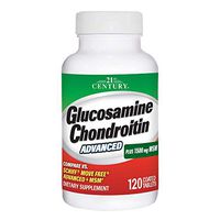 21st Century Glucosamine Chondroitin Advanced, Plus 1500mg MSM, 120 Coated Tablets