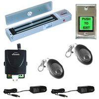 FPC-5012-VS One door Access Control Visionis outswinging door 600lbs Electromagnetic lock kit with wireless receiver and remote kit