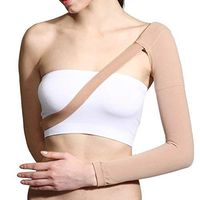 Women Compression Sleeve,30～40mmHg Arm Shoulder Strap, Anti Swelling Support Edema Swelling Lymphedema Compression Sleeve