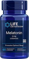 Life Extension Melatonin 3mg, 60 Vegetarian Lozenges
