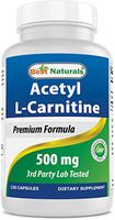 Best Naturals Acetyl L-Carnitine 500 Mg 120 Capsules