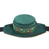 High-Grade Velvet smokeless Moxa Cover + Copper Moxibustion Box (1 Hole Cloth(Without Box))