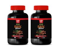 Brain Health and Memory - Pine BARK Extract 100 MG - Cholesterol lowering Supplements - 2 Bottles 180 Capsules