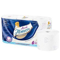 Forart 6Pcs Advanced Toilet Paper Household Soft Toilet Paper 3 Layer Bathroom Toilet Paper Bath Tissue Toilet Tissue Kitchen Paper Towels Table Kitchen Paper Towel