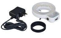 OMAX 144 LED Focused Bright Shadowless Ring Light for Stereo Microscope