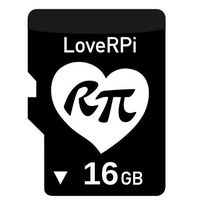 LoveRPi Raspberry Pi Micro SD Card 16GB with Raspbian Desktop Plug and Play UHS-I