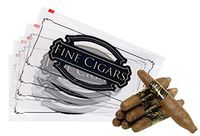 APQ Pack of 100 Slide Seal Lock Cigar Bags 10 x 5. Printed"Fine Cigars" Clear Plastic Bags 10x5. Low Density Polyethylene Bags with 3 Mil Thick. Slide Top Closure Bags for Storing and Transporting.