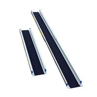 Lightweight Aluminium Telescopic Portable Wheelchair Ramps Folding Mobility Scooter Ramp for Home Car Threshold Stairs Entry