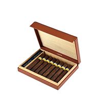 Lxc Italian Calf Leather Cigar Humidor Travel Portable Cigarette Case Leather Suit Simple Moisturizing Box