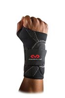 McDavid 5131 Elite Engineered Elastic Wrist Sleeve with Gel buttresses and strapsfor Wrist Support and to Relieve Wrist Pain from Carpel Tunnel and Tendonitis