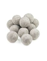 Wool Dryer Balls, Natural Fabric Softener 12pk - Gray